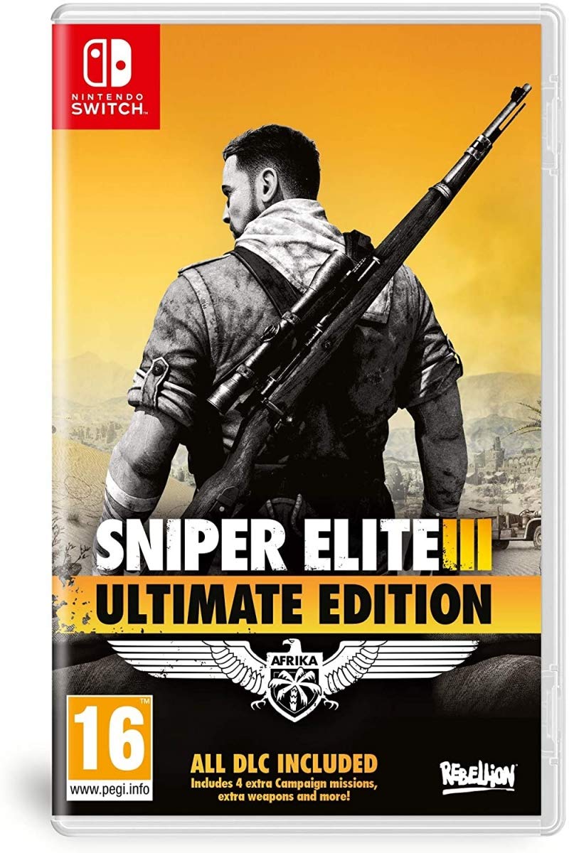 switch ソフト×3点セット グラセフ スナイパーエリート Amazon.com: Sniper Elite 3 Ultimate Edition (Nintendo Switch
